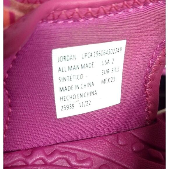 Eddie Bauer Girls Sandals Sz 2 Pink Jordan River Waves Adjustable Strappy Sporty - Picture 5 of 7